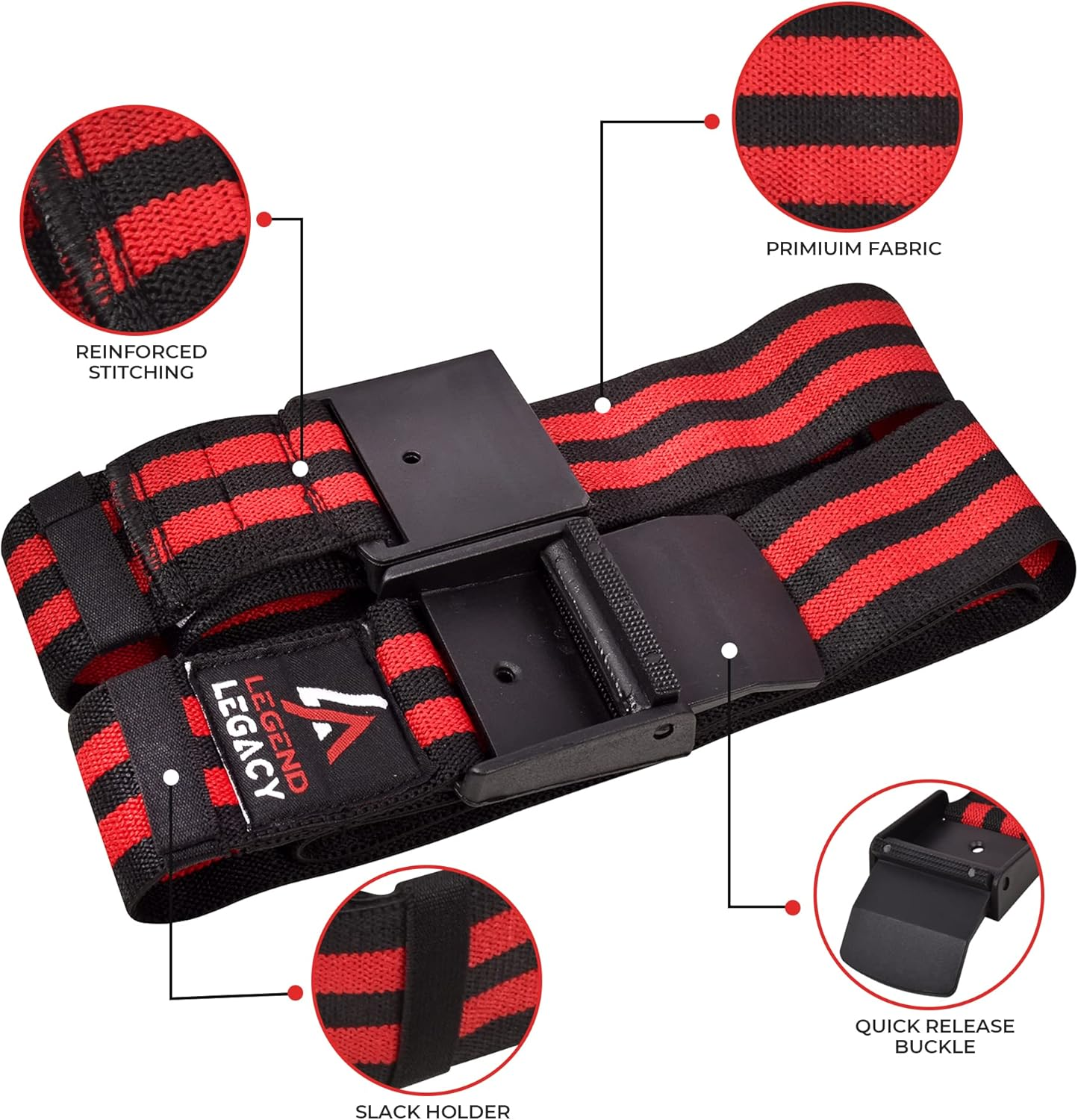 Blood Flow Restriction Bands for Legs, Arms, Glutes Occlusion Training Bfr Bands for Women Help Gain Muscle Building for Exercising Your Thigh Butt & Squat Fitness Strong Premium Elastic Strap, Pack 4 image number 1