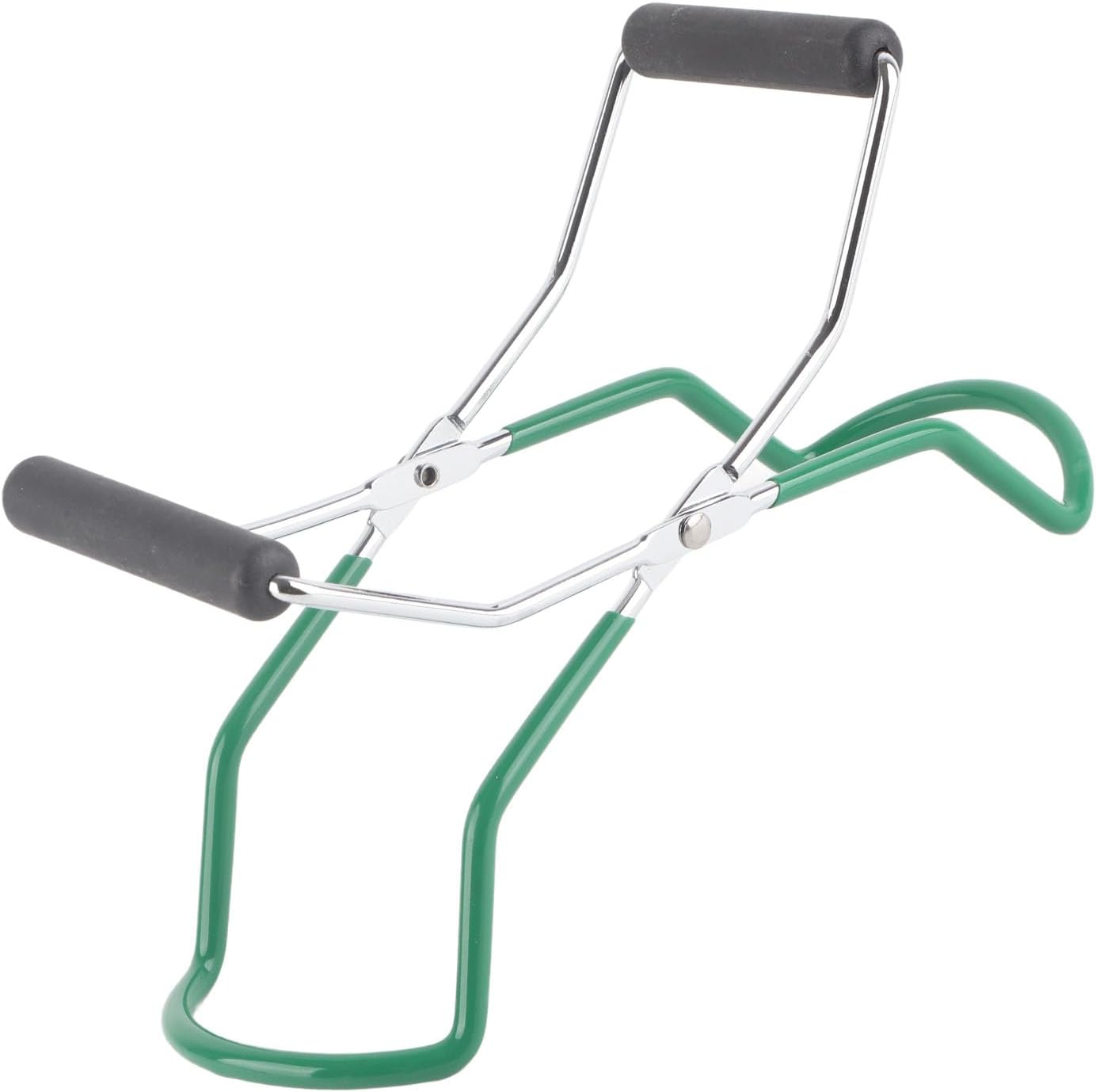 Canning Jar Lifter, Canning Supplies Stainless Steel Jar Gripping Pliers Canning Tongs with Grip Handle for Home Kitchen (Red)