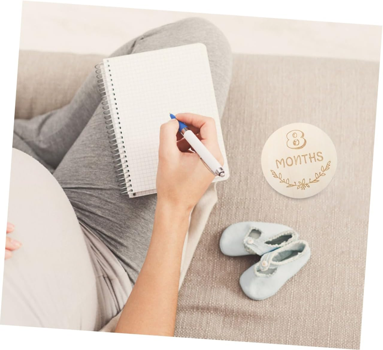 UPKOCH Milestone Cards Pregnancy Commemorative Birthday Cards Newborn Birth Photo Props for Newborns image number 5