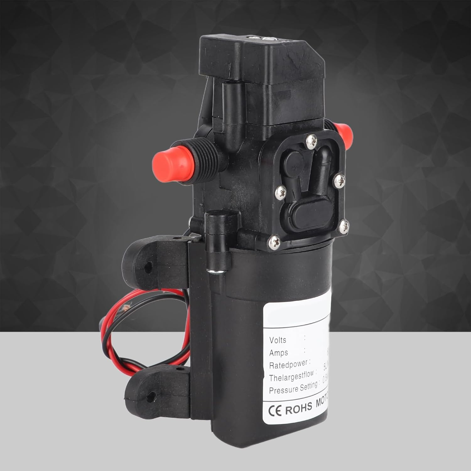 Akozon Highpressure DC 12V Self Priming 116Psi, for Caravan, Camping & Boating. image number 1