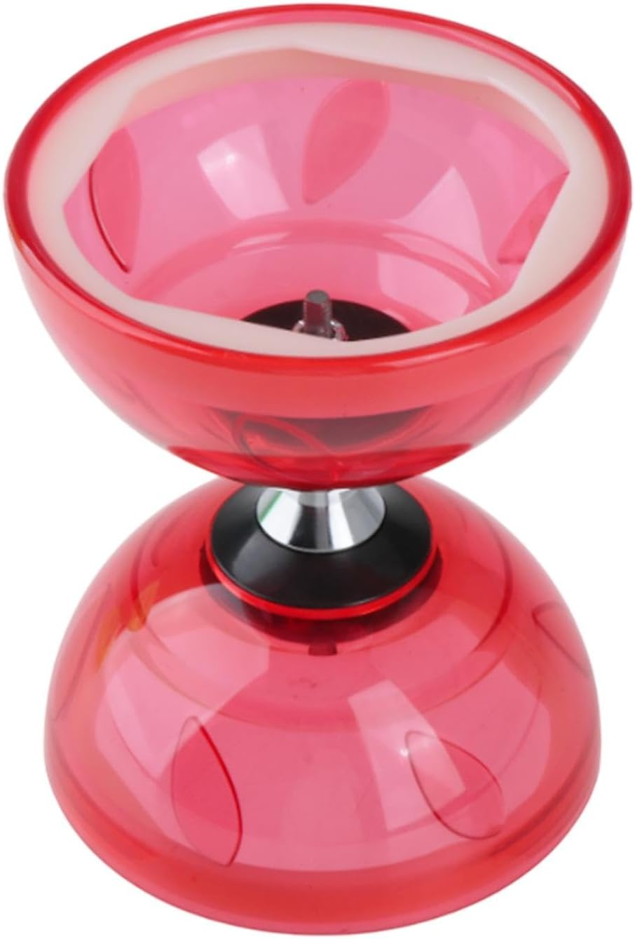 EHJRE Diabolo Toy Set with Sticks and Ropes for Juggling Fun for Kids and Adults, L Red - L Blue image number 7