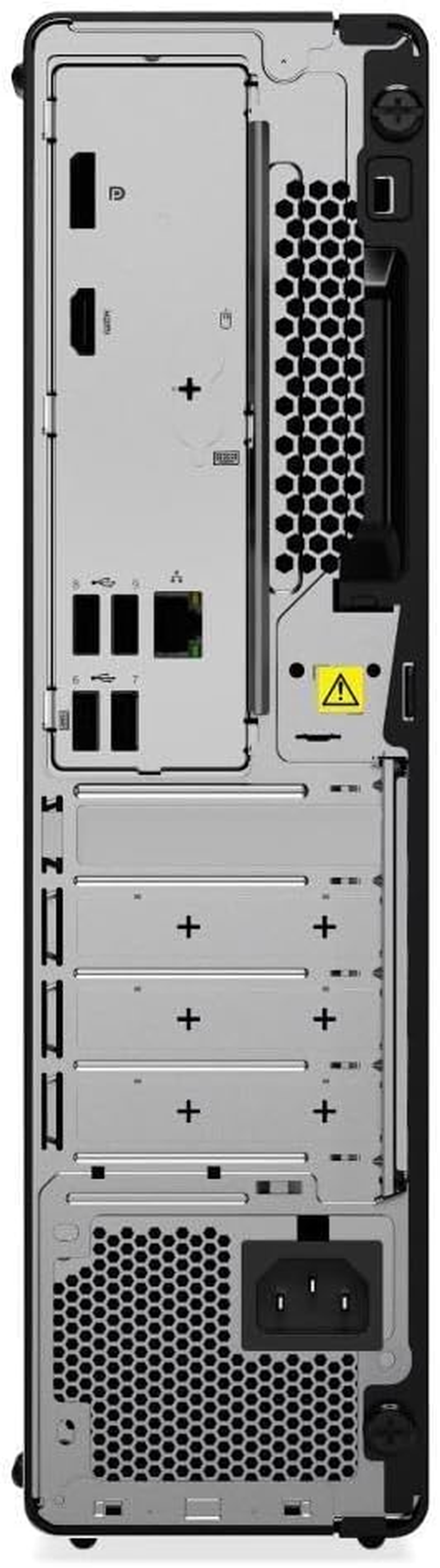 Lenovo Thinkcentre M70S Gen 5 Desktop PC, Small Form Factor, I5-14400 Processor, 16GB RAM, 512GB SSD, Thinkshield Security, USB-C, USB-A Ports, HDMI, DP, Windows 11 Pro, Keyboard & Mouse Included. image number 2