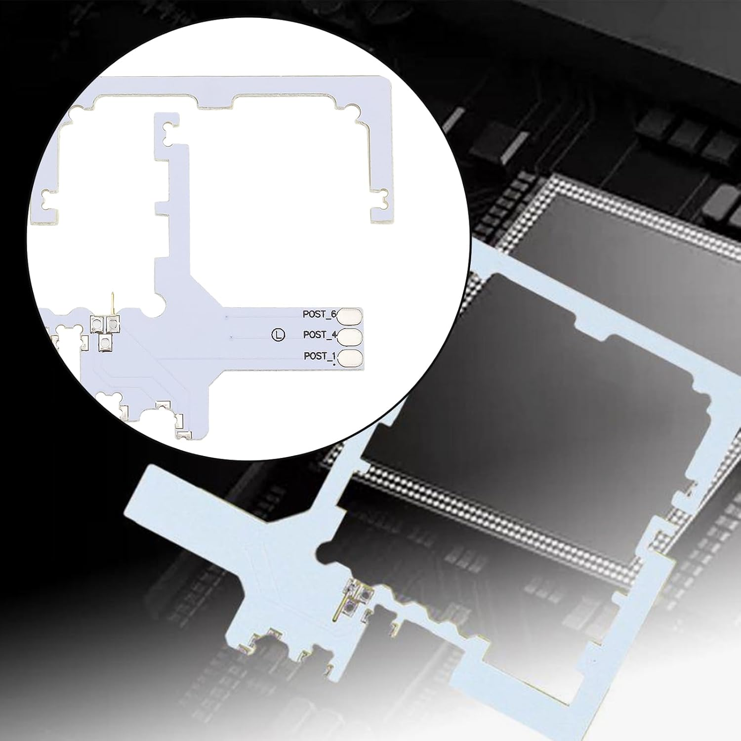 VGOL 2Set CPU Postfix Adapter Compatible with Corona V3 V4 Tool Repair Part PCB Game Console CPU Postfix Adapter Compatible with Xbox 360