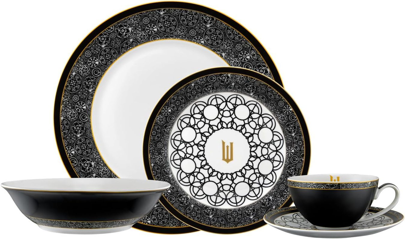 Maxwell & Williams Wicked Dinner Set in Glinda Gift Box, Pink (20 Pieces)