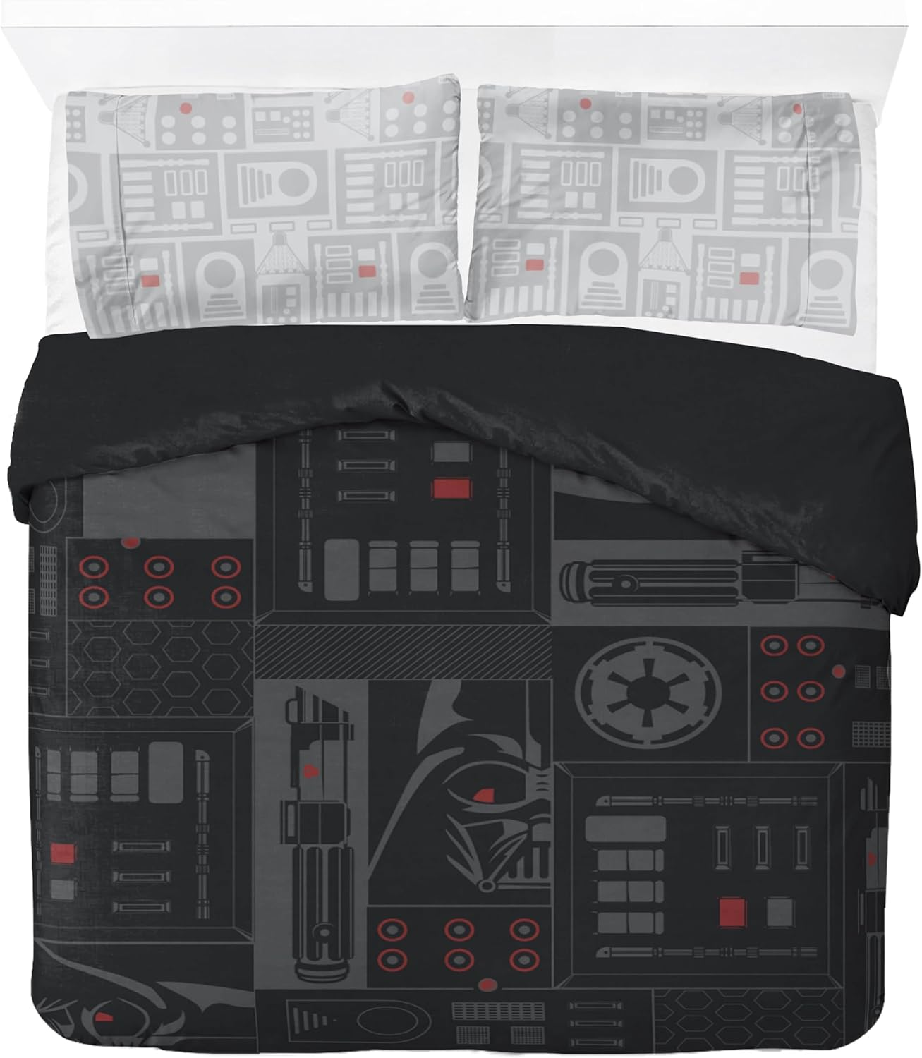 Jay Franco Star Wars Darth Vader 100% Cotton Double Duvet Cover Set - Includes 50 X 70Cm Pillowcases