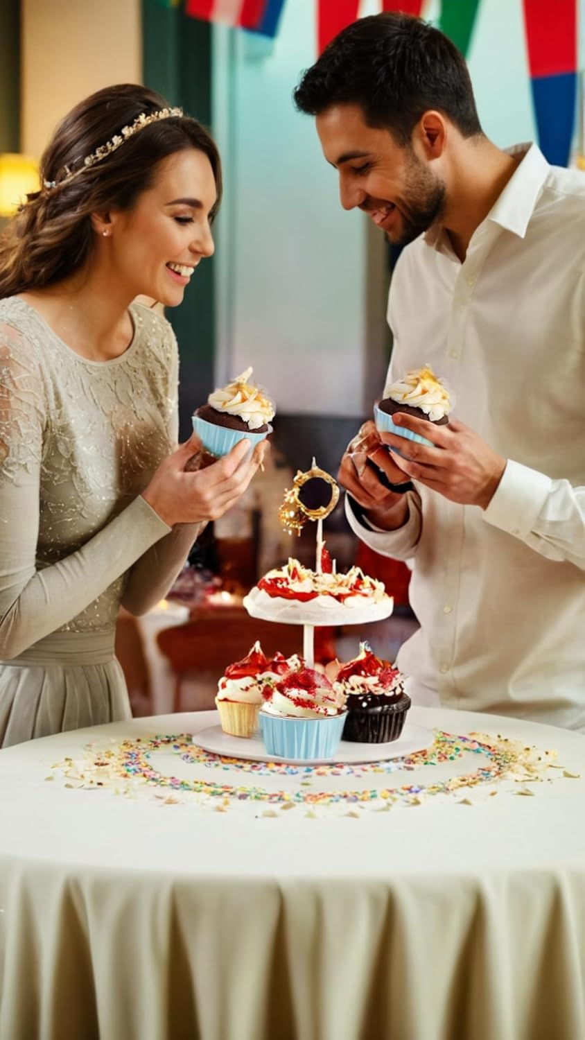 30-Pack Aluminum Pans with Lids - 5Oz Foil Baking Cups for Muffins, Cupcakes, Pies & More - for Baking Enthusiasts & Party Prep image number 2