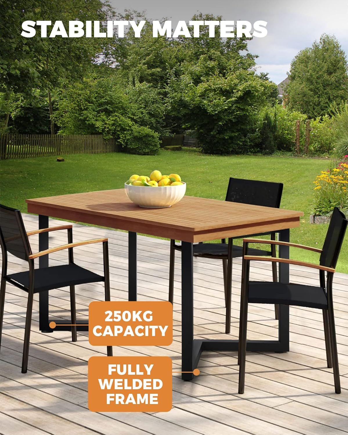 Oikiture Table Leg Desk Coffee Dining Furniture Hardware Metal Legs X2 Home Improvement Bench Steel DIY Furniture Industrial 71 X 71CM