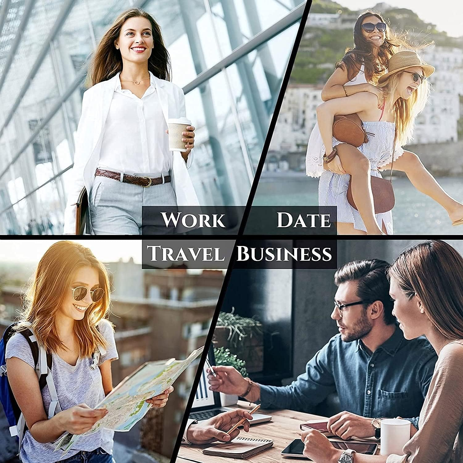 Refillable Portable Mini Perfume Atomizer for Travel, 5Ml Luxury Empty Leakproof Pump Perfume Spray Bottle Atomizer for Man and Woman (J-Rose Gold) image number 1