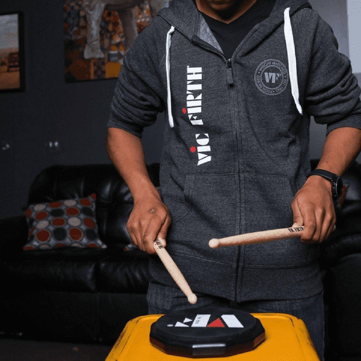 Vic Firth - Drumstick Practice Pad with VF Logo 6" image number 2