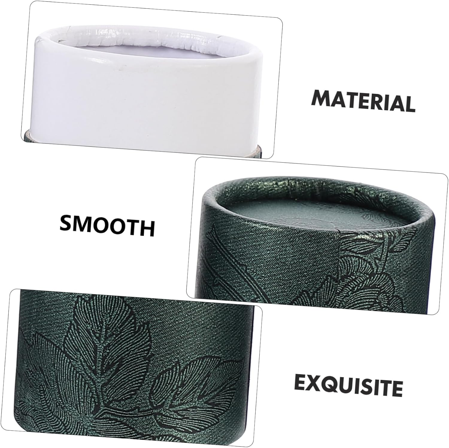 Hohopeti 20Pcs Kraft Paper Cylinder Shape Packing Boxes for Essential Oil Incense Small Items Storage image number 6