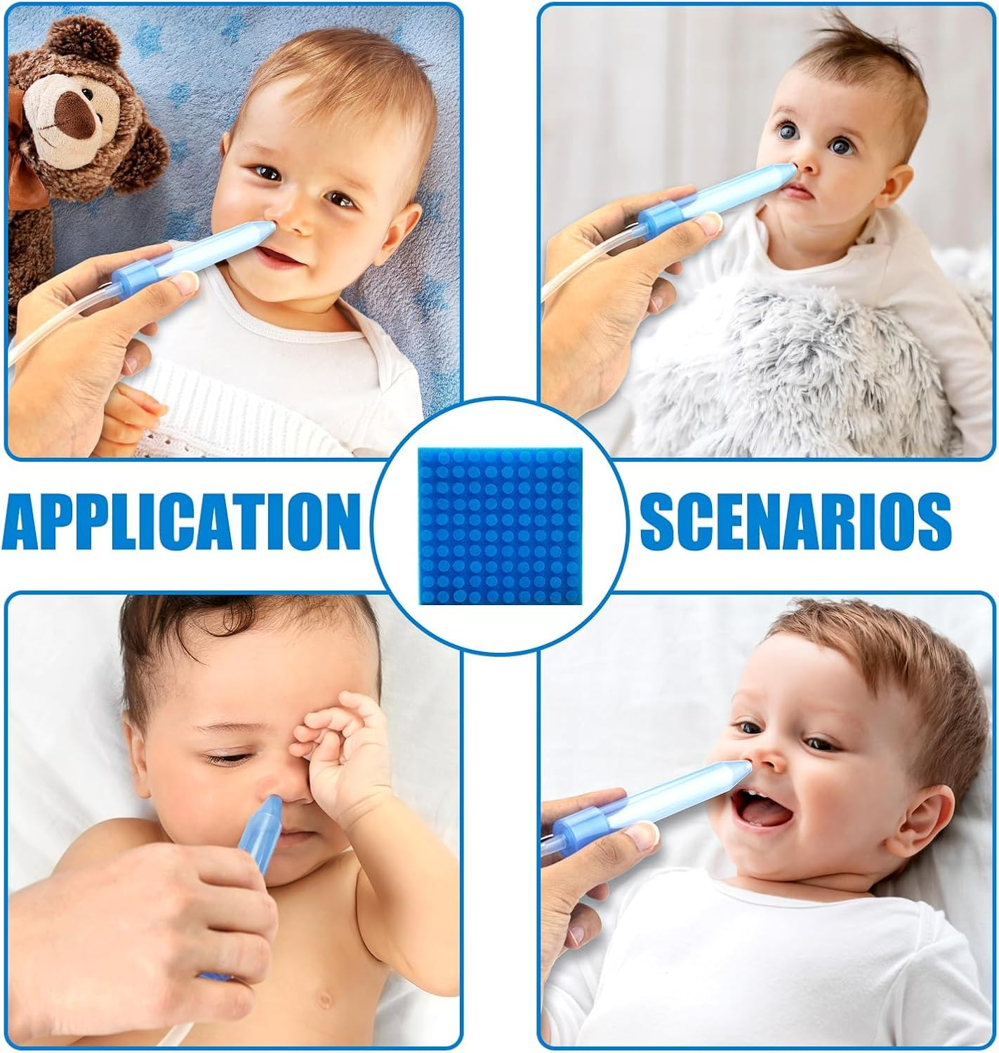 200Pcs Baby Nasal Aspirator Hygiene Filters &ndash; Replacement Nasal Inhaler Filters, Bpa-Free, Phthalate-Free, Latex-Free, Safe & Eco-Friendly for Infants, Boys & Girls