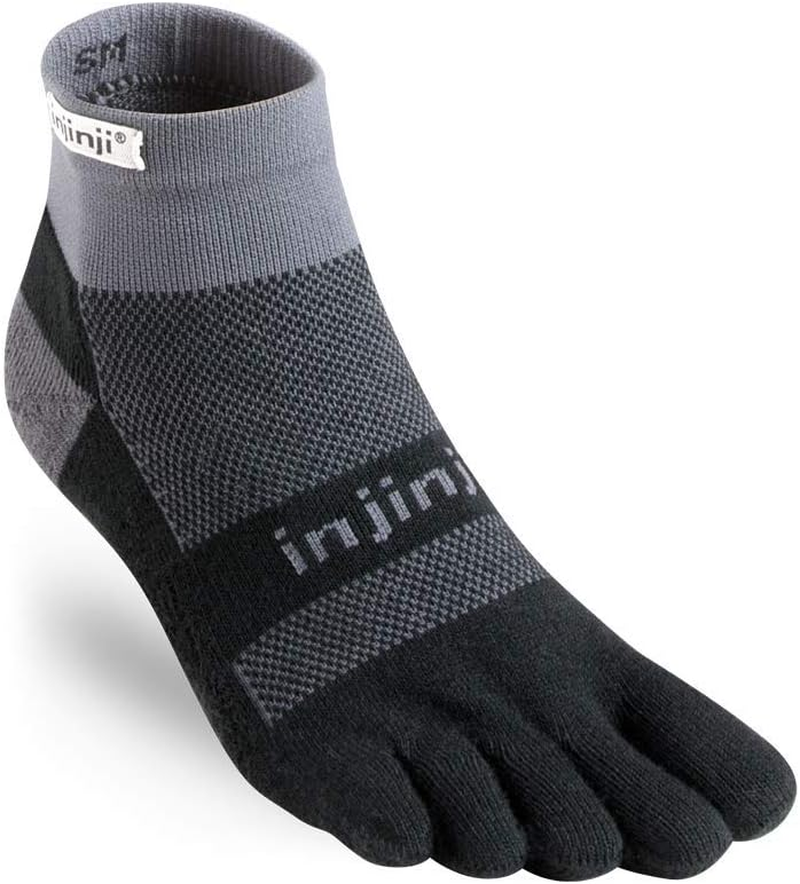 Injinji Men'S Trail Midweight Mini Crew Toesocks