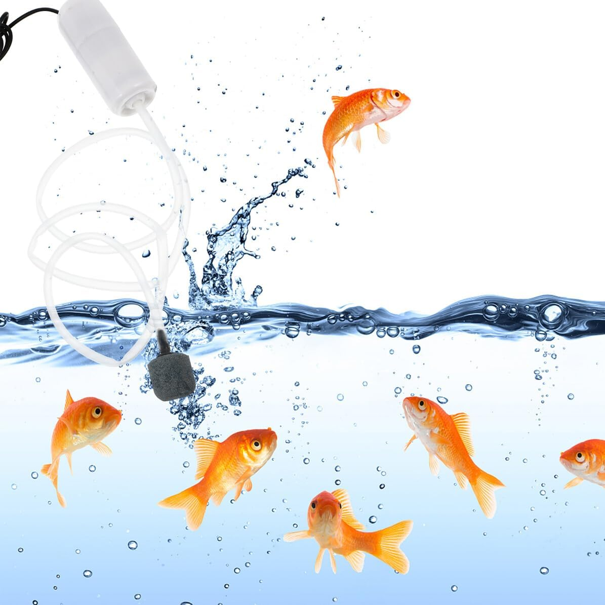 USB Charging Small Aquarium Oxygen Pump Low Power Consumption Fish Tank Air Aerator Portable for Different Sized Tanks and Fish High-Grade Material for Safe Use image number 6