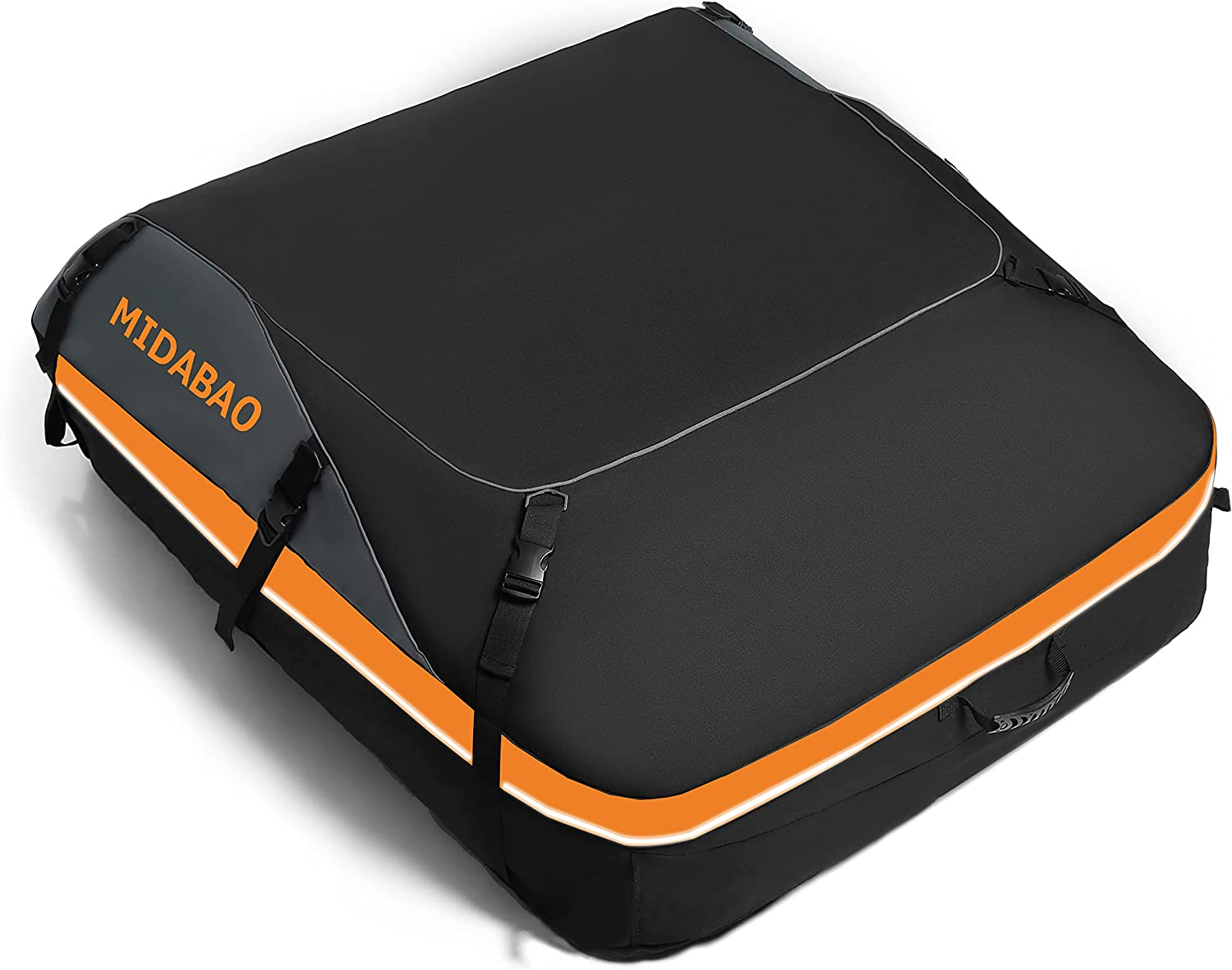 MIDABAO Thickened 20 Cubic Waterproof Duty Car Roof Top Carrier-Car Cargo Roof Bag Car Roof Top Carrier - Easy to Install Soft Rooftop Luggage Carriers with Wide Straps 20 Cubic Feet