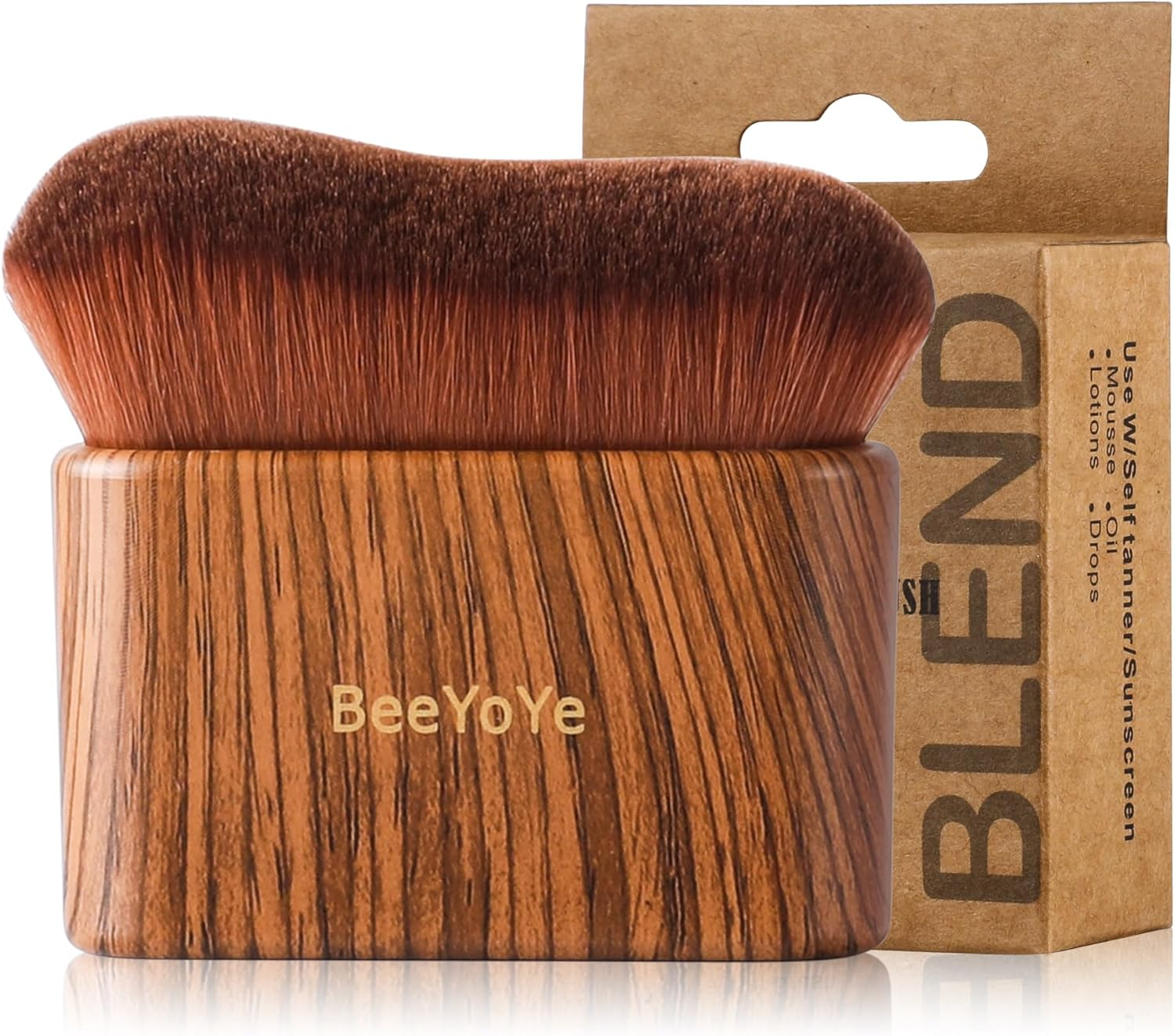 Beeyoye Extra Large Body Makeup Brush for Applying Self Tanner,75Mm Face Kabuki Brush Leg Tanning Brush for Applying Self-Tan Lotion,Body Coverage Applicator for Makeup Tattoo Concealer