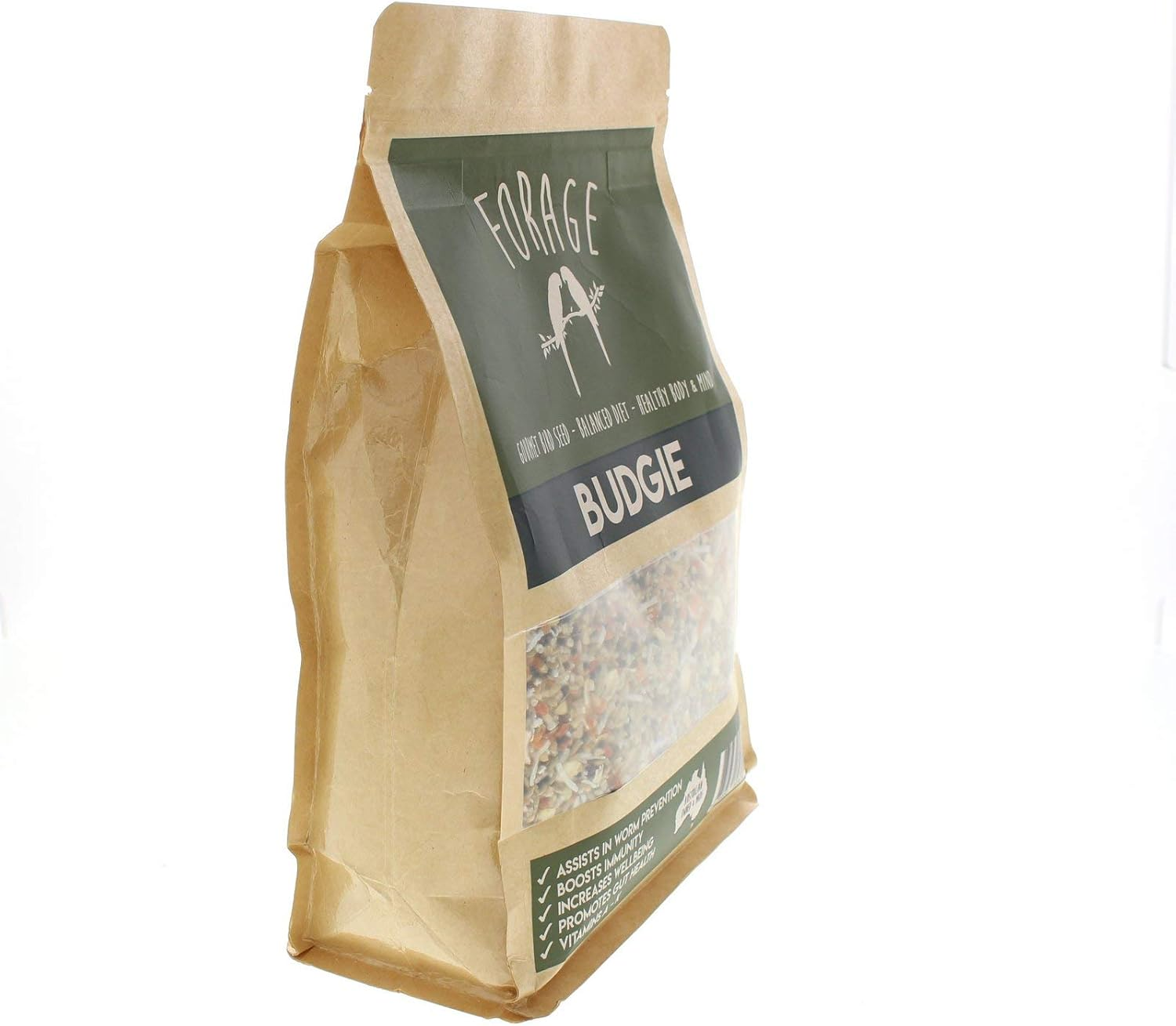 Forage Budgie 1Kg Bird Food Mix Millet Seed Fresh Australian Made image number 3