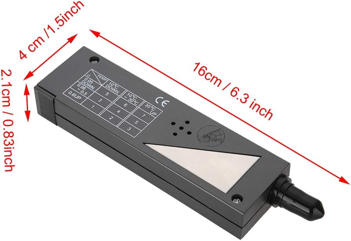 Diamond Tester, Professional Jewellery Drill Pen Testers Jeweler'S Test Equipment Set High Accuracy Movable for Diamonds Sapphire Ruby Crystal Agate Gemstones Discriminator Precision Tool Black image number 1