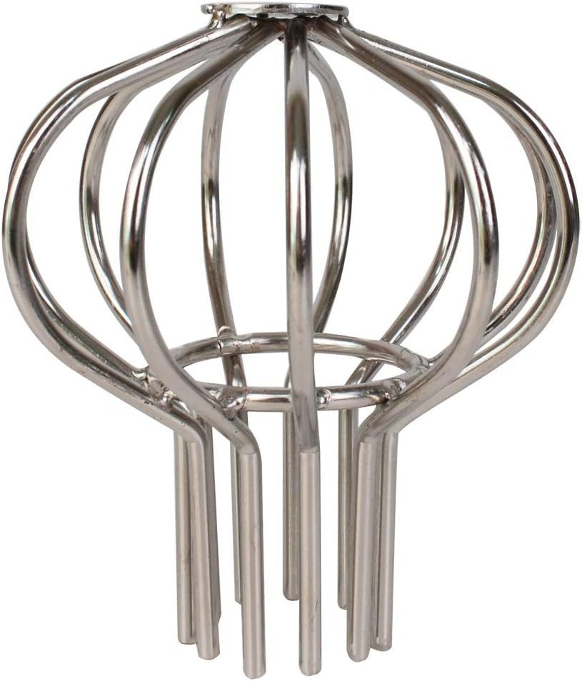 304 Stainless Steel Drain Outdoor Roof Anti-Blocking Line Cap round Floor Net Cover Drainage Floor Line Leak Gutter Cleaning Tool (2 Inch) image number 1