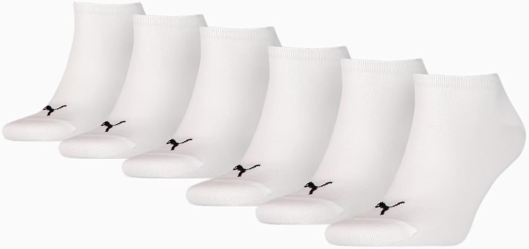 PUMA Unisex Adult'S Elements Sneaker Socks (6 Pack)