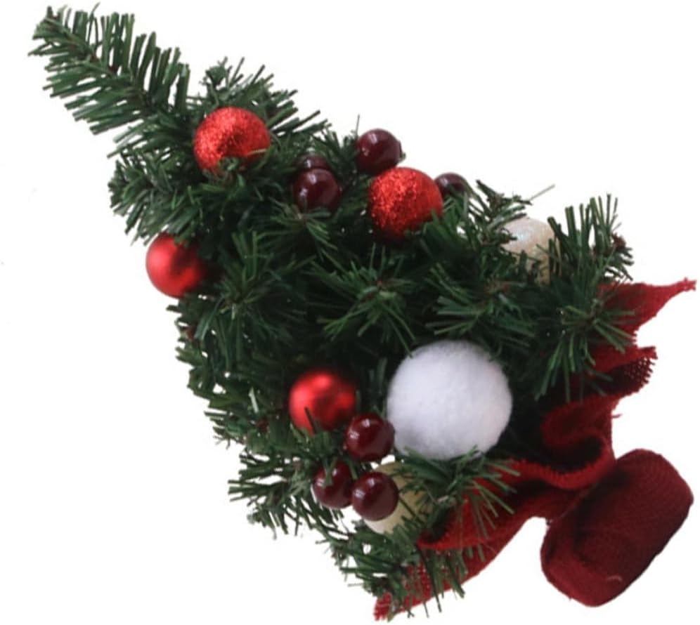 Mini Christmas Tree Christmas Tree Simulation for Tabletop Decor Slim for Home Office Hotel Window Display image number 1