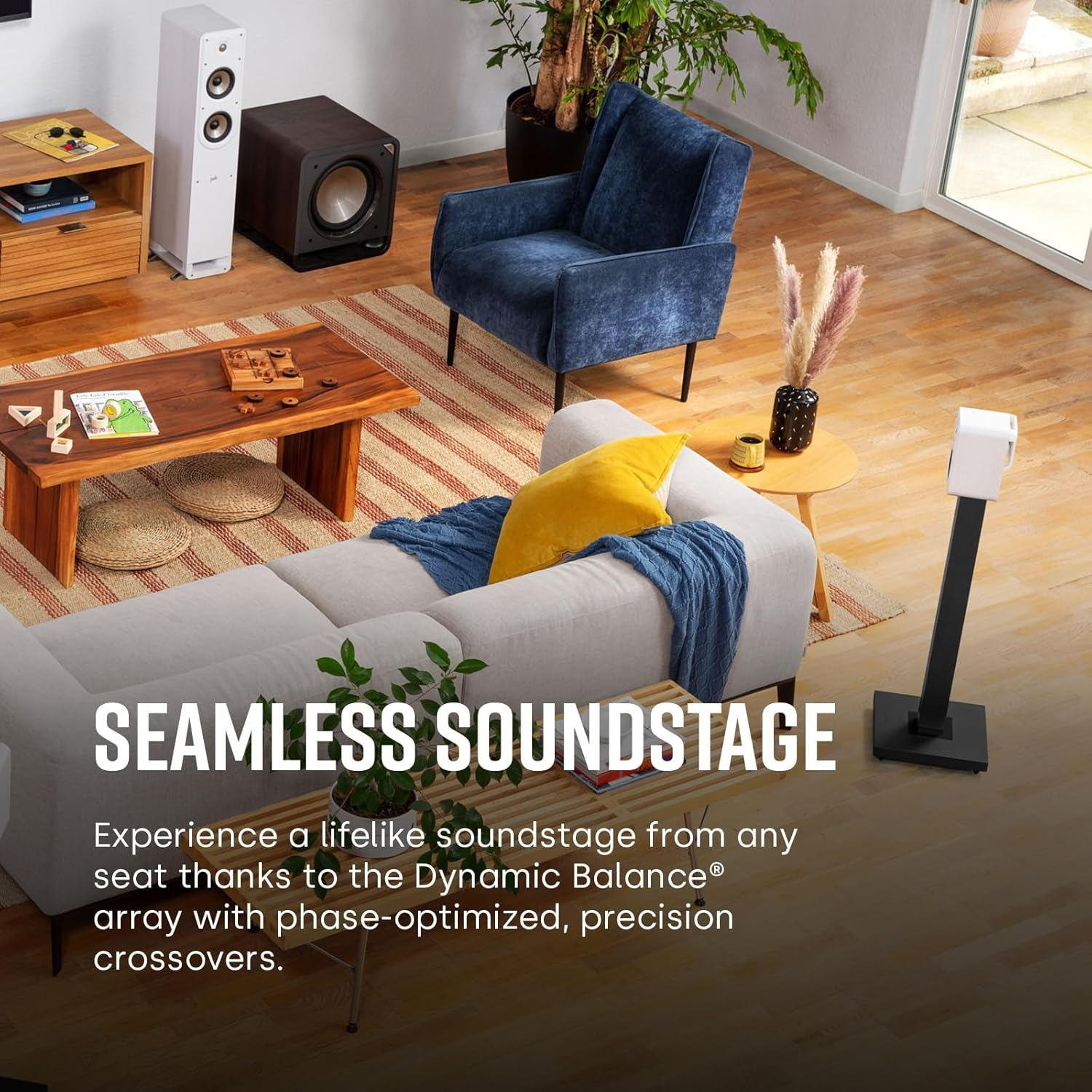 POLK AUDIO Signature Elite ES10 High-Resolution Surround Speakers for Home Theater, Stereo Speakers, Satellite Speaker, Hifi, Compatible with Dolby Atmos and DTS: X (Pair of 2) - White image number 4