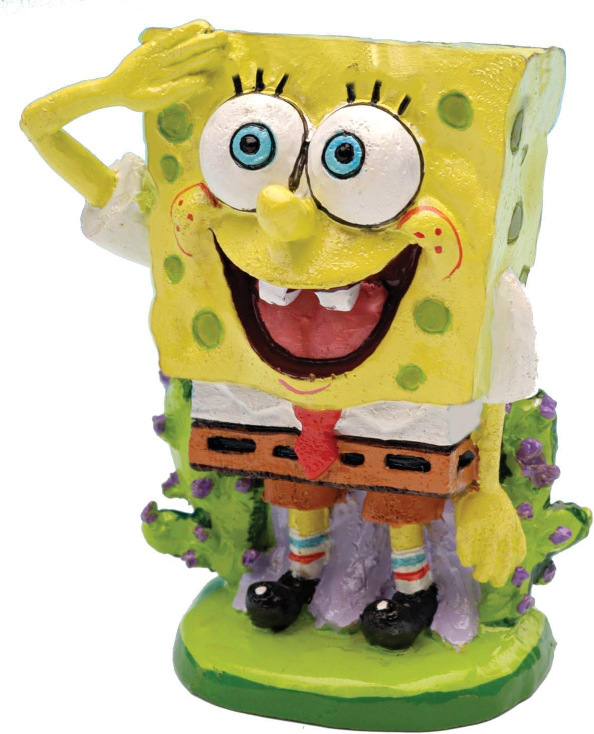 Penn Plax Spongebob Squarepants Resin Replica Aquarium Ornament, Mini image number 3