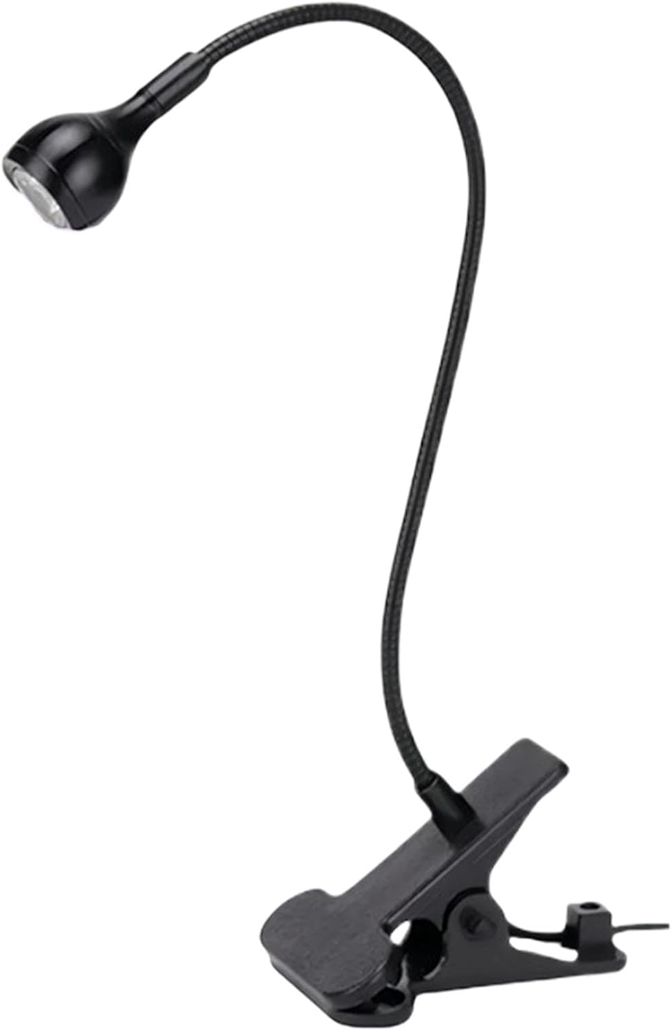 Filvczt Gooseneck UV Lamp for Gel X Nails, Gooseneck LED Nail Lamp Clip, Small USB Portable Manicure Dryer Nail Accessories for Home Salon, Fast and Even Curing