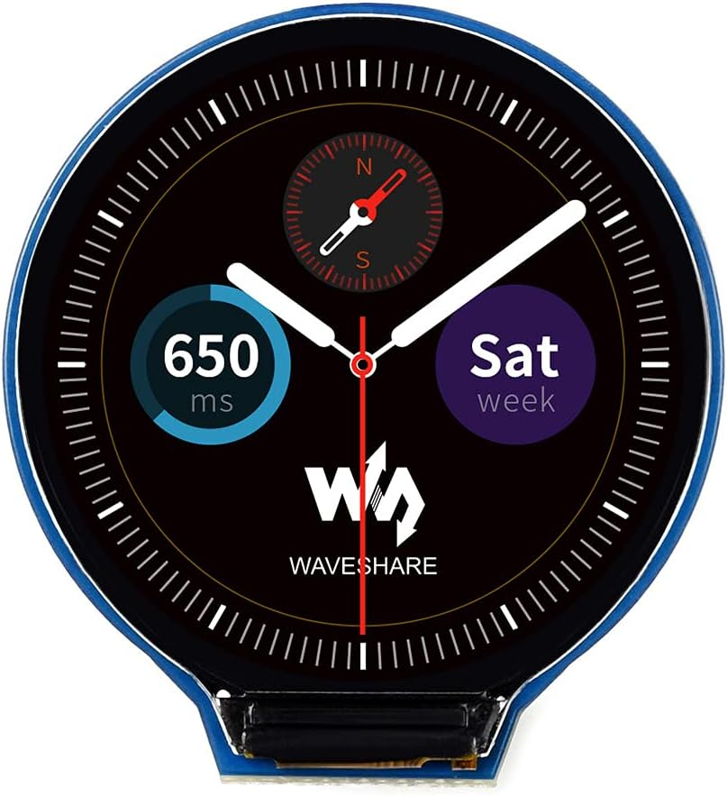Waveshare 1.28Inch General Circle LCD IPS Display Module for Raspberry Pi/Jetson Nano Etc image number 6