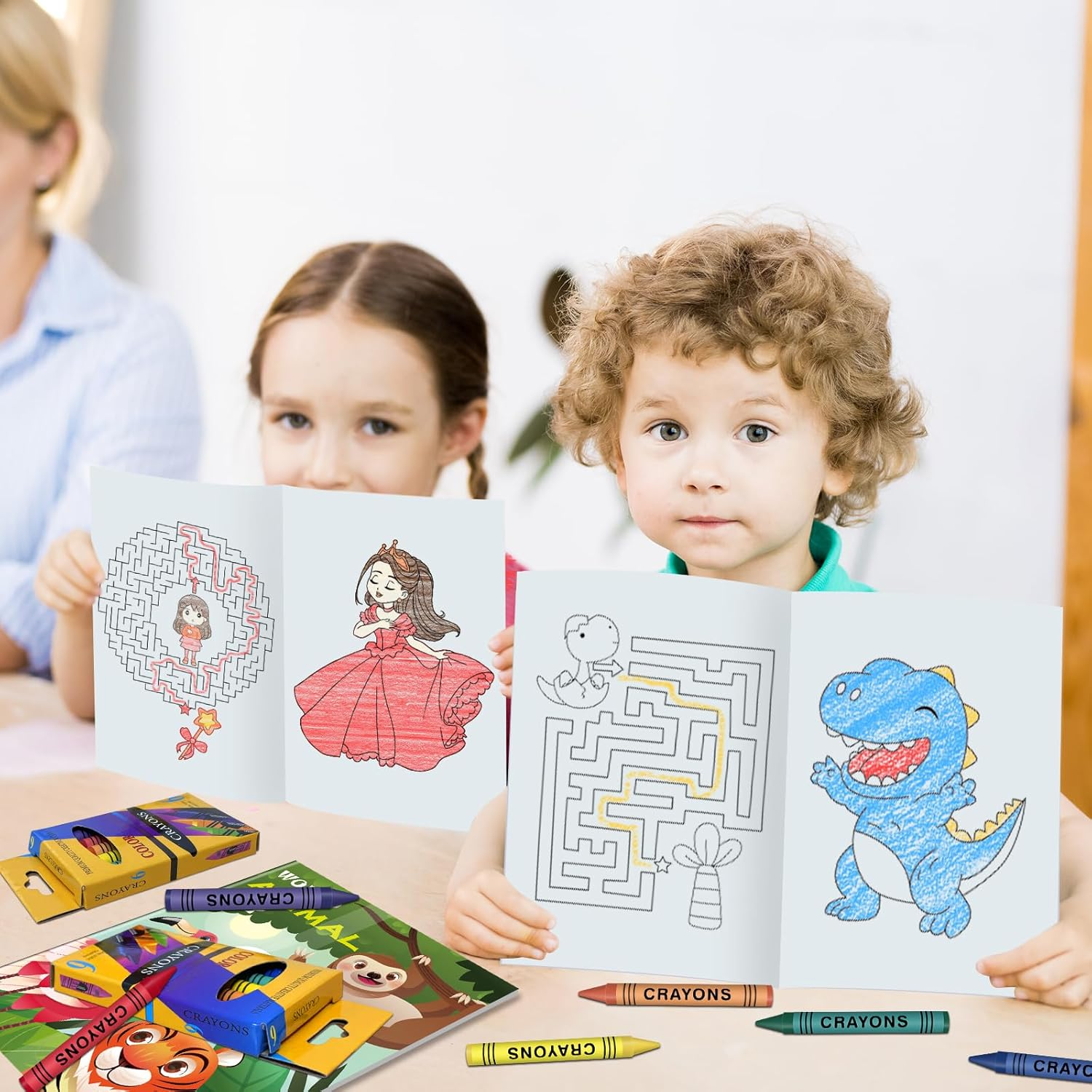 Elfew 20 Pack Small Colouring Books for Kids Ages 2-4,4-8, Bulk Colouring Books, Kids Party Favor Colouring Book Set for Goodie Bags Stuffer Fillers for Children Boys and Girls image number 2