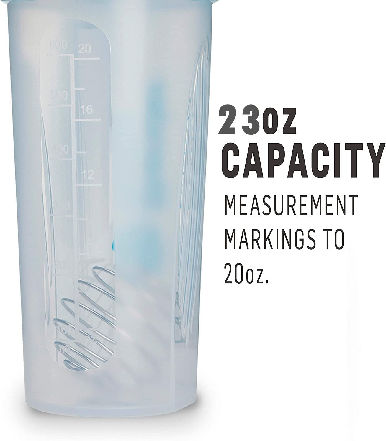 GYM Protein Supplement Drink Ball Blender Mixer Shaker Shake Bottle 700Ml Cup (3PCS) image number 4