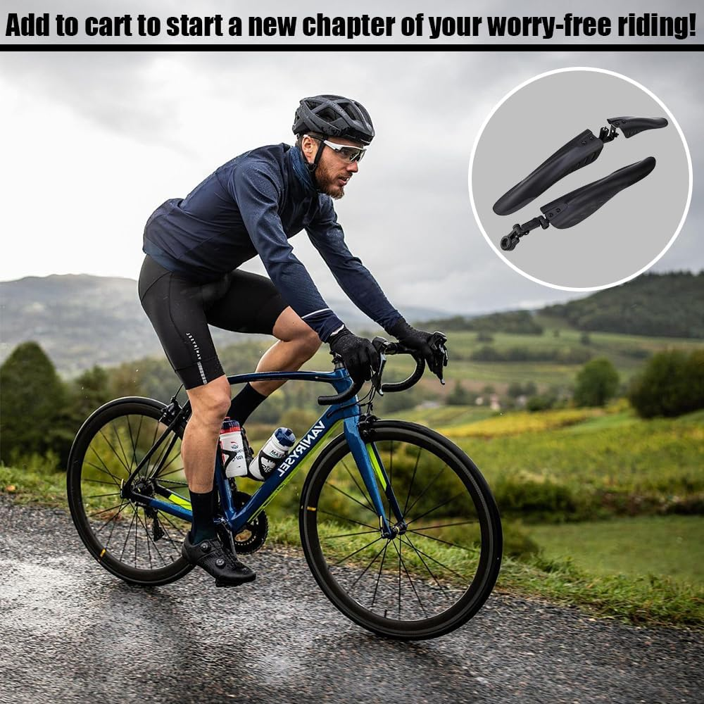 Bike Mudguard,Bicycle Splash Guard,Cycling Tires Mudguard,Bicycle Fenders,Bicycle Mudguard Set,General Splash Guard,For Bike,Mountain Road Bike image number 1