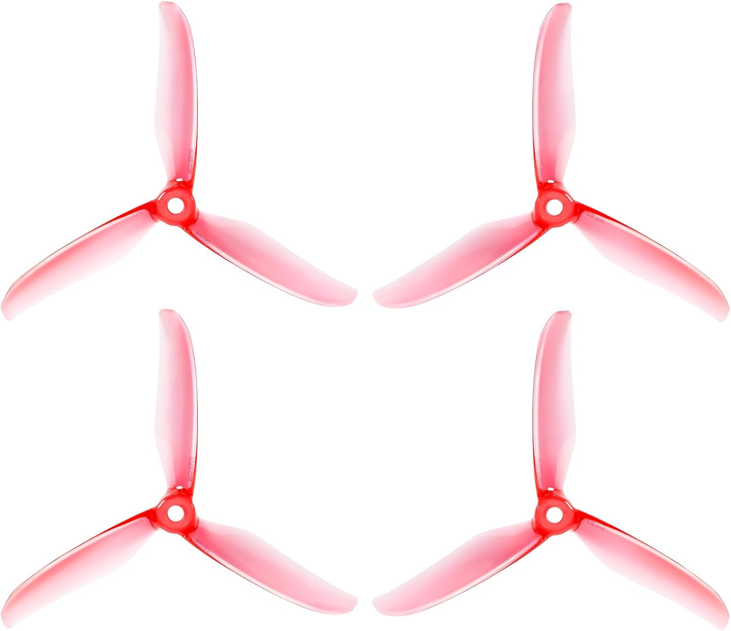 FPV Drone Propeller Replacement for FPV Racing Fishing Mini Drones with Camera Porp, 4.3G Ultrahigh, 5Inch, 3-Blade (4 Pcs 1 Set) image number 3