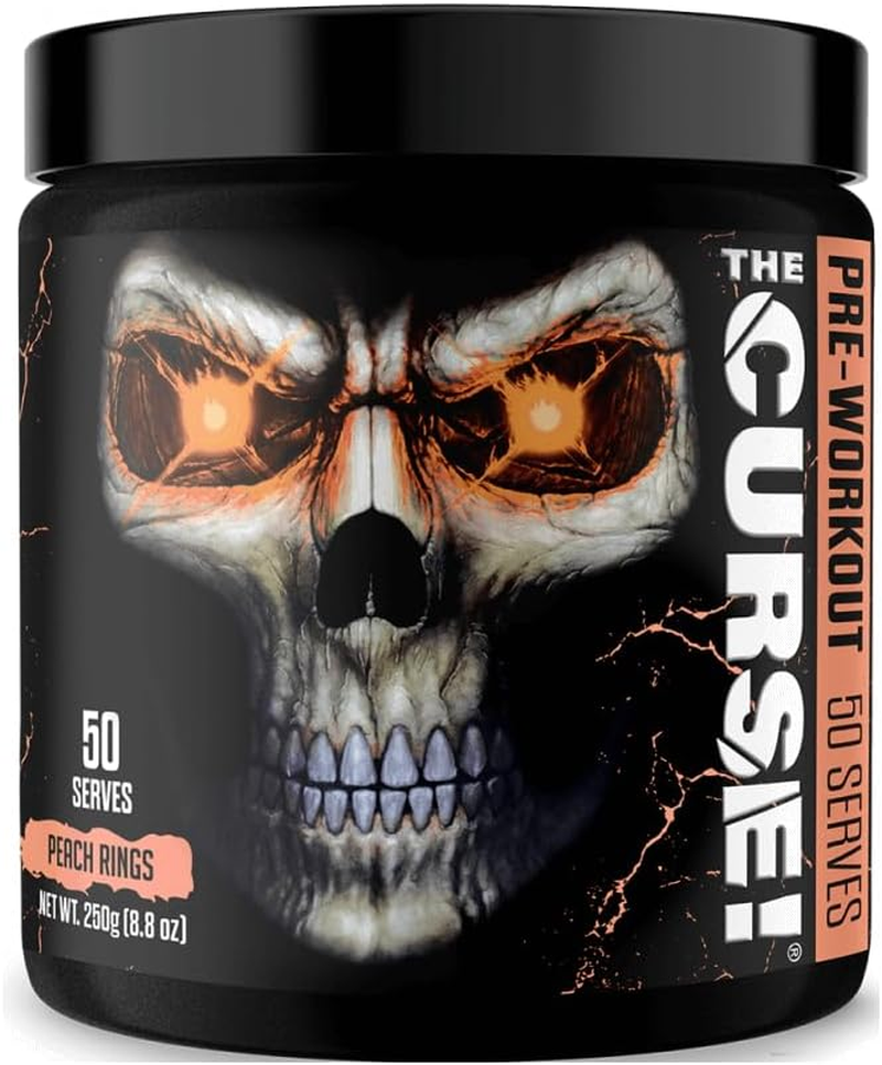 JNX Sports the Curse Pre-Workout Powder - Peach Rings, Peach Rings, 250 Grams image number 3