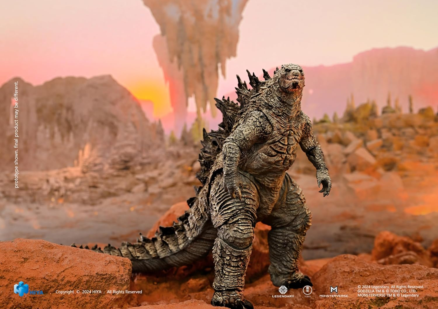 Hiya Toys Godzilla X Kong: the New Empire &ndash; Gozilla Re-Evolved Exquisite Series Previews Exclusive Action Figure image number 3