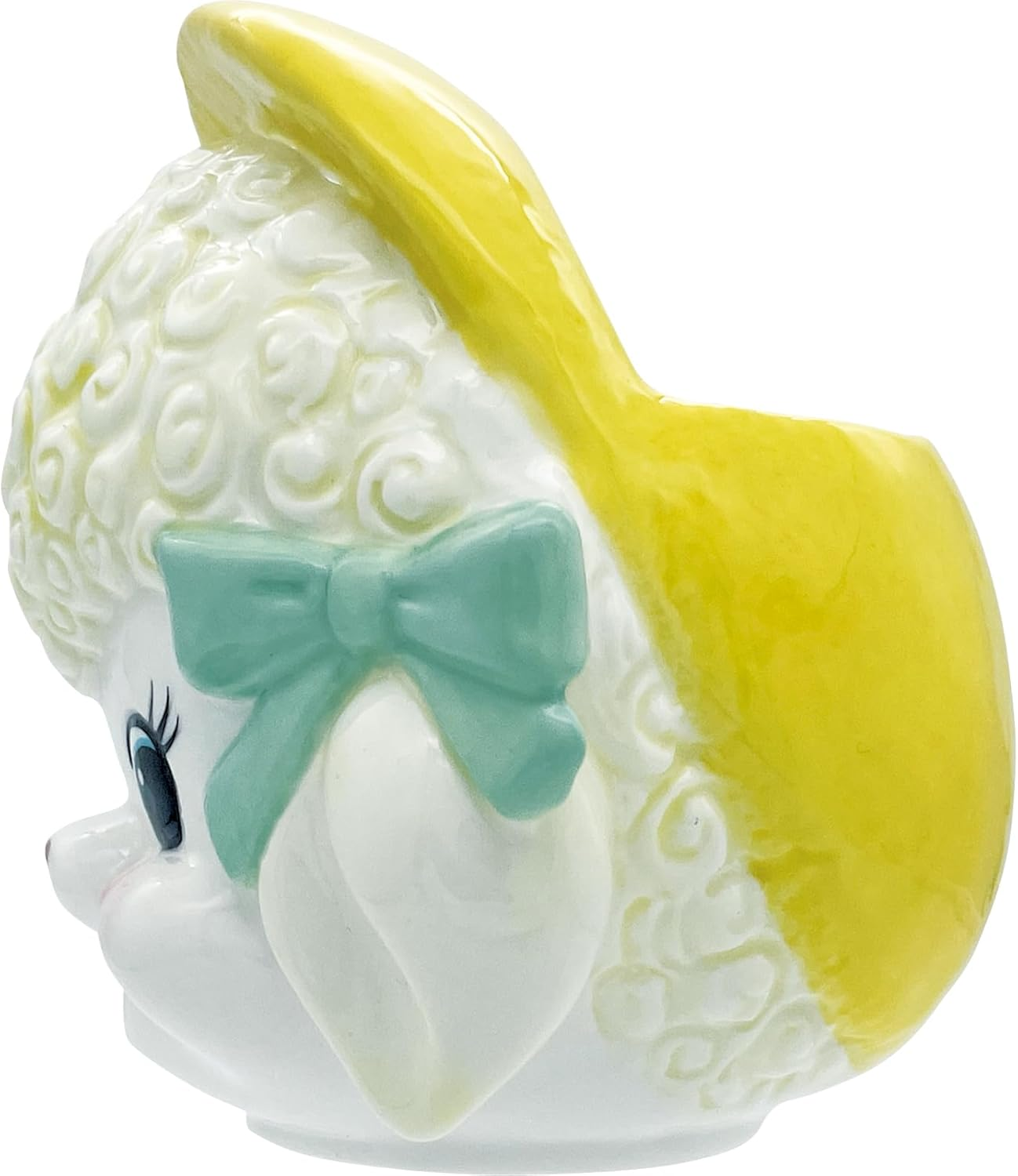 Swimmer SAN4735-4 3D Face Mug, Approx. 5.5 X 4.3 Inches (14 X 11 Cm), 7.8 Fl Oz (200 Ml), Fluffy, Dishes, Miscellaneous Goods, Swimmer Goods, Birthday Gift, White, Yellow - Blue (Pale) image number 3