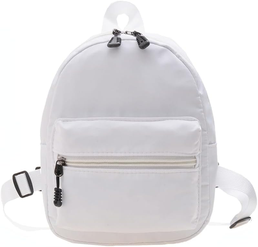 Casual Nylon Women Mini Backpack Fashion Solid Color Preppy Style Female Small Travel Knapsack Rucksacks image number 5