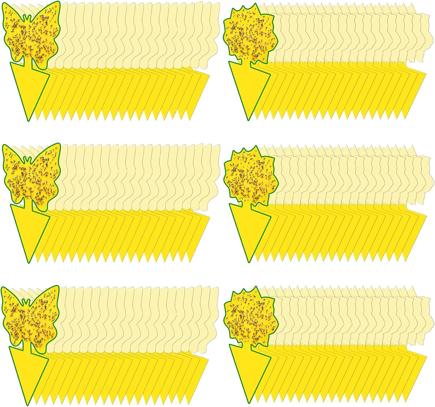40 Pack Fungus Gnat Traps for House Indoor, Fungus Traps Fruit Fly Traps for Indoors Gnats Sticky Traps for Plants Yellow Sticky Traps for Gnats