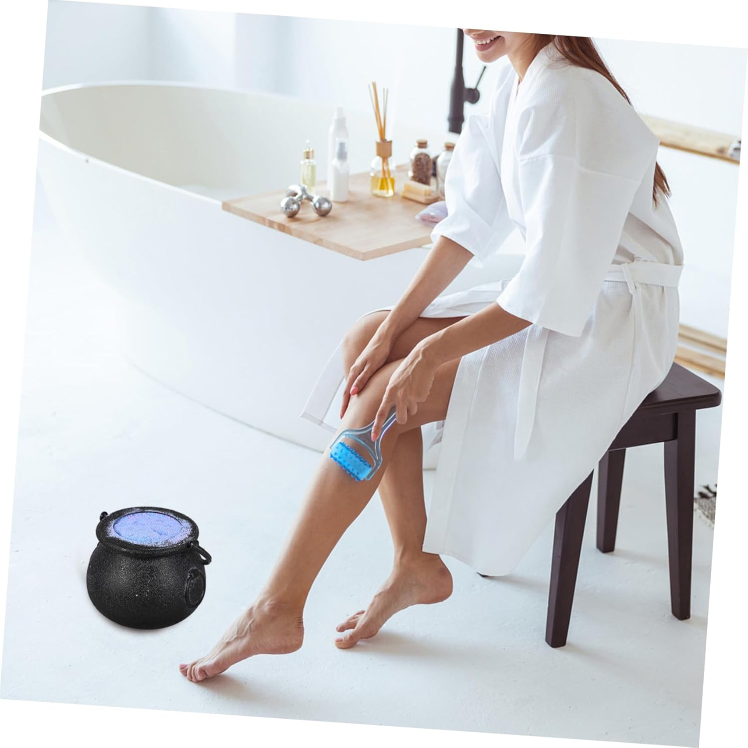 Healvian 2 Pcs Halloween Bath Toys Bathing Salt Balls Shower Balls Cozy Bathroom Decor