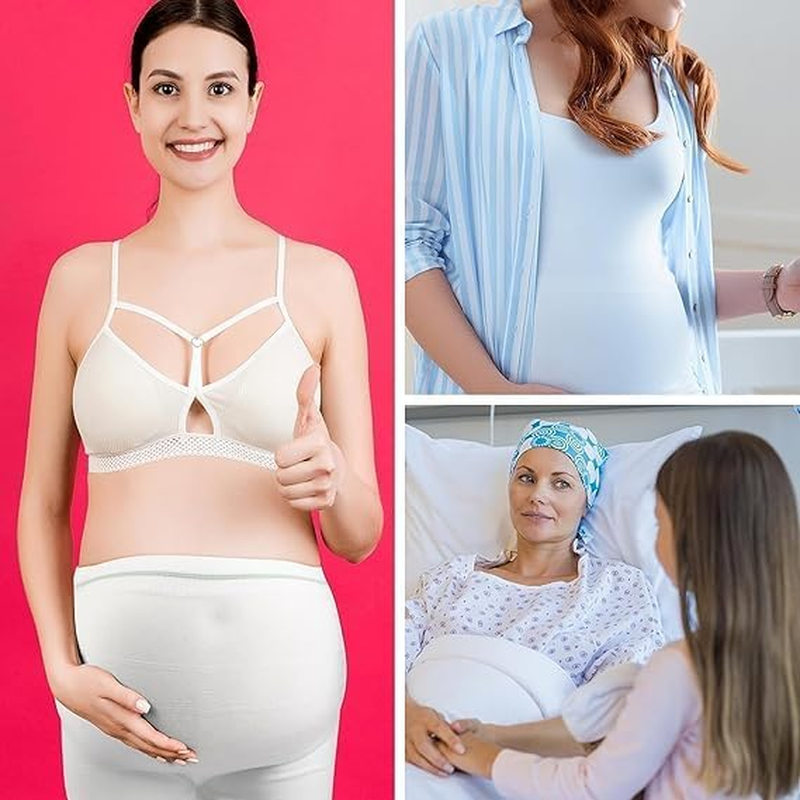 Disposable Postpartum Underwear for Women, High Waist Breathable Mesh Panties for C-Section Recovery & Maternity Hospital Care Soft, Stretchable and Washable Post-Surgery Briefs (XL) image number 1