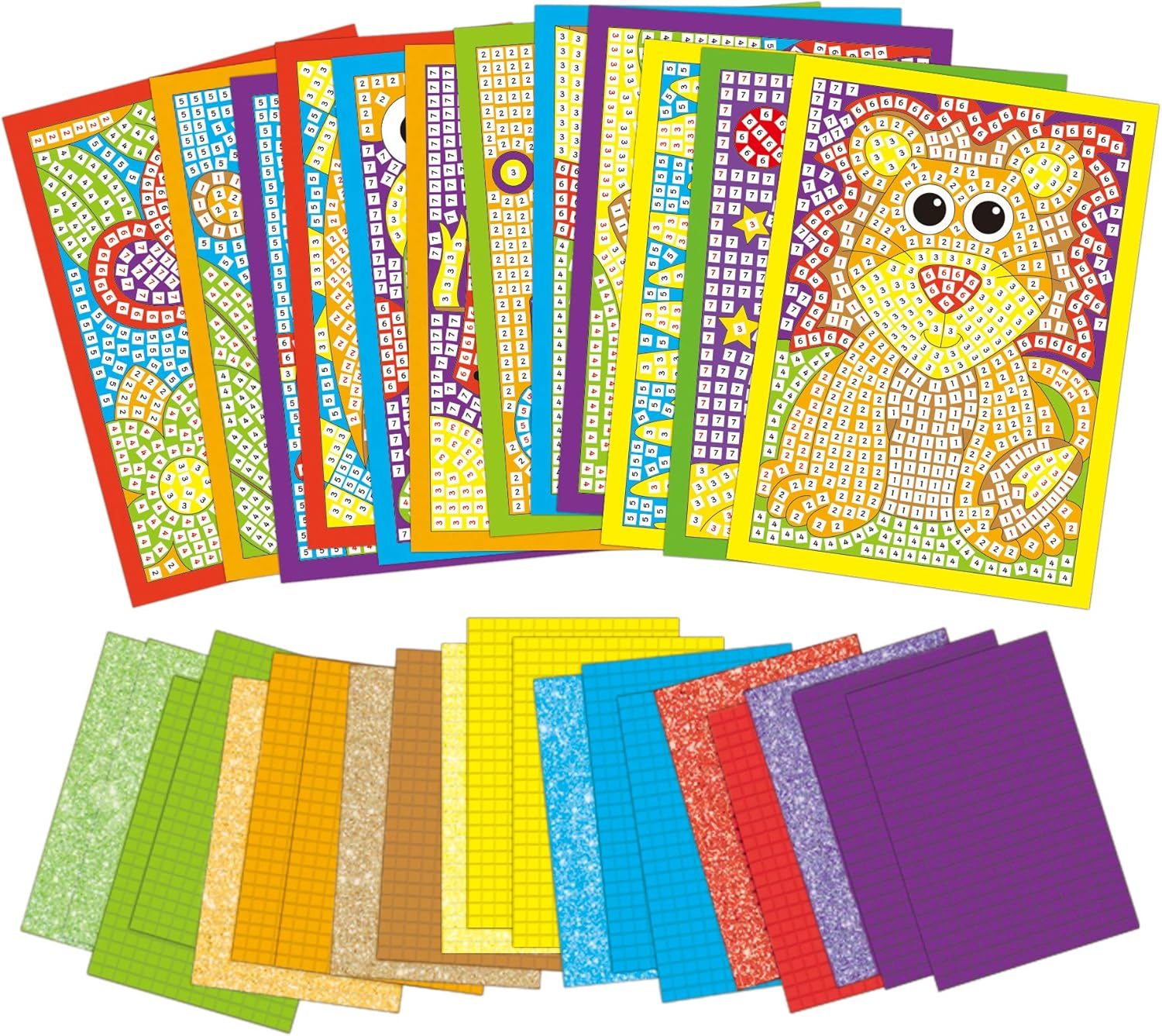 Galt Toys, Mega Mosaics, Kids' Craft Kits, Ages 5 Years Plus image number 3