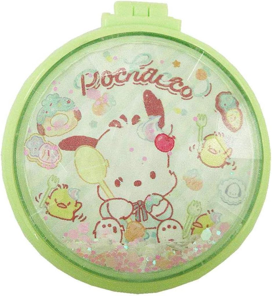 Sanrio SR-0110PC Sparkling Mirror Brush Pochaco