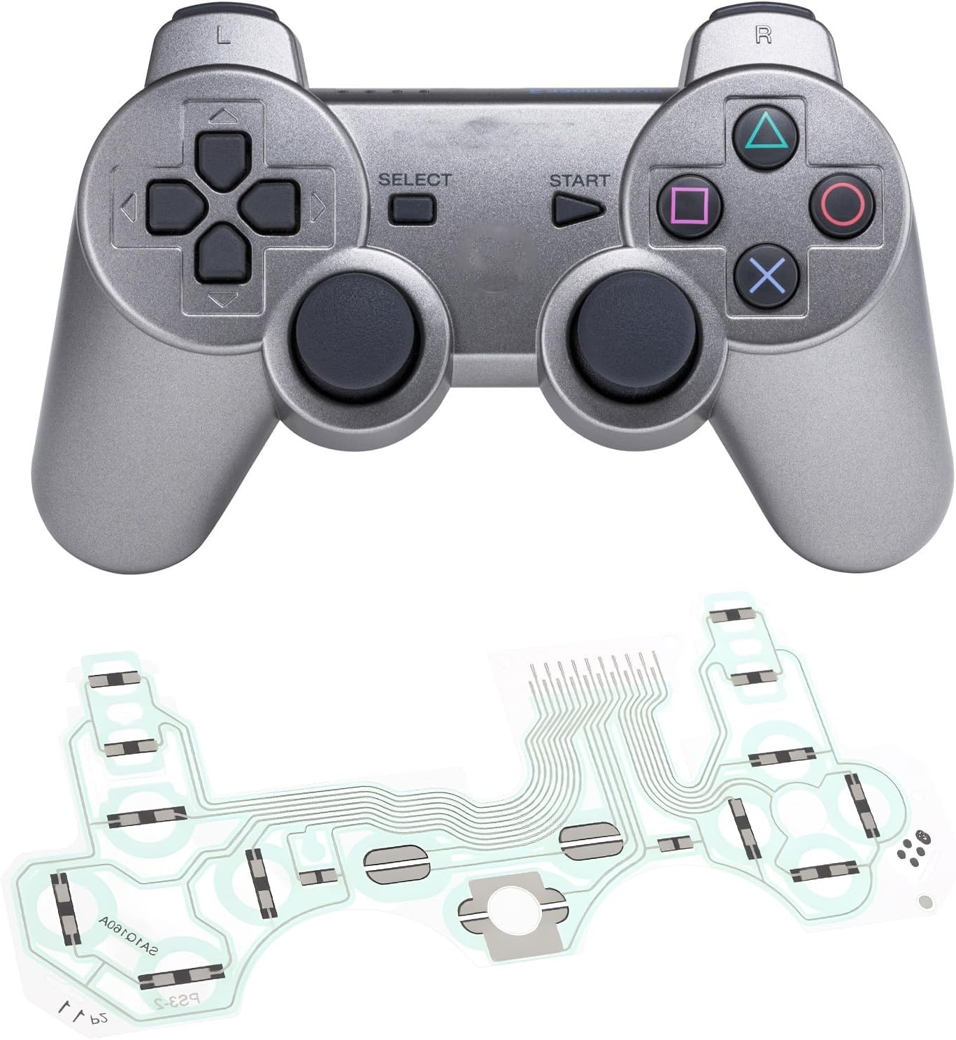 Emagtech 10Pcs Controller Ribbon Circuit Board Film SA1Q160A Compatible with Playstation PS3 Dual Shock 3 image number 5