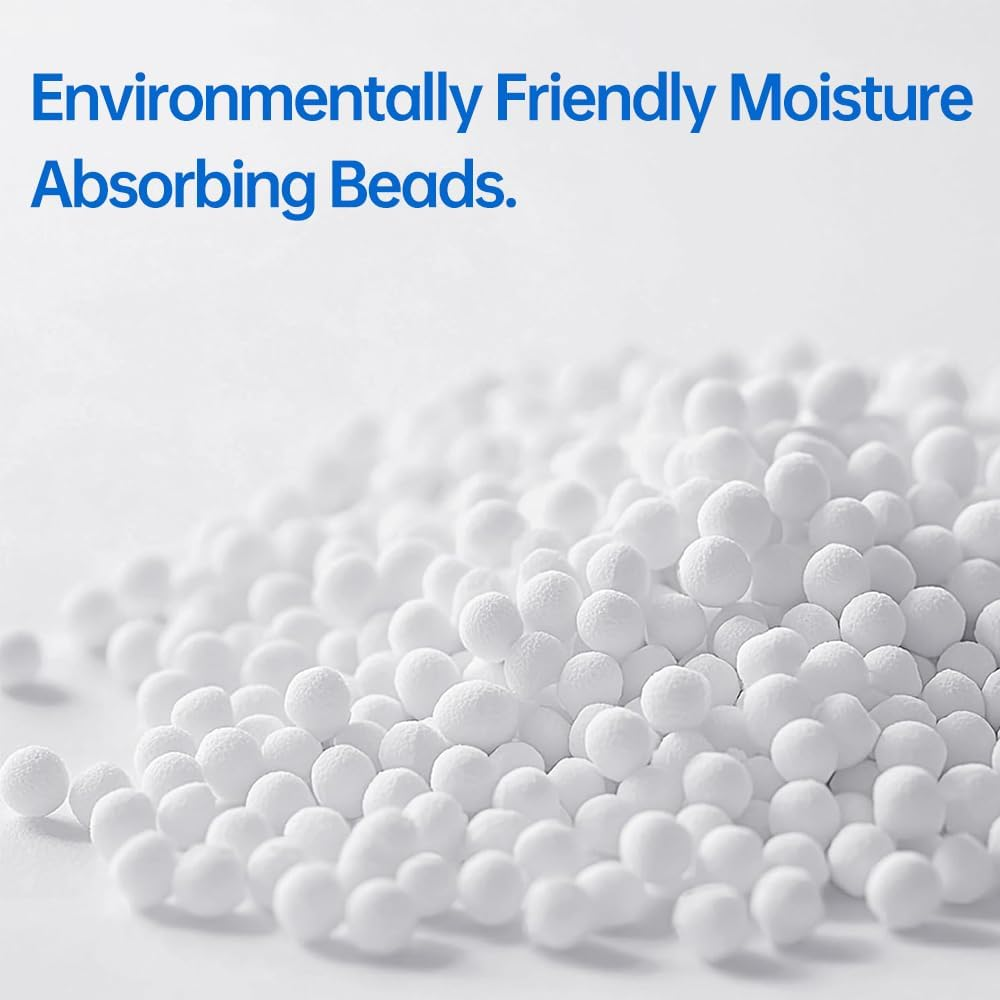 OKAM Moisture Absorber Tubs 24-Pack - Unscented Dehumidifier 500Ml for Bathroom, Wardrobe, Kitchen, Laundry, Closet, and Cupboard - Mould & Humidity Absorber - Portable Dehumidifier Moisture Absorber image number 3