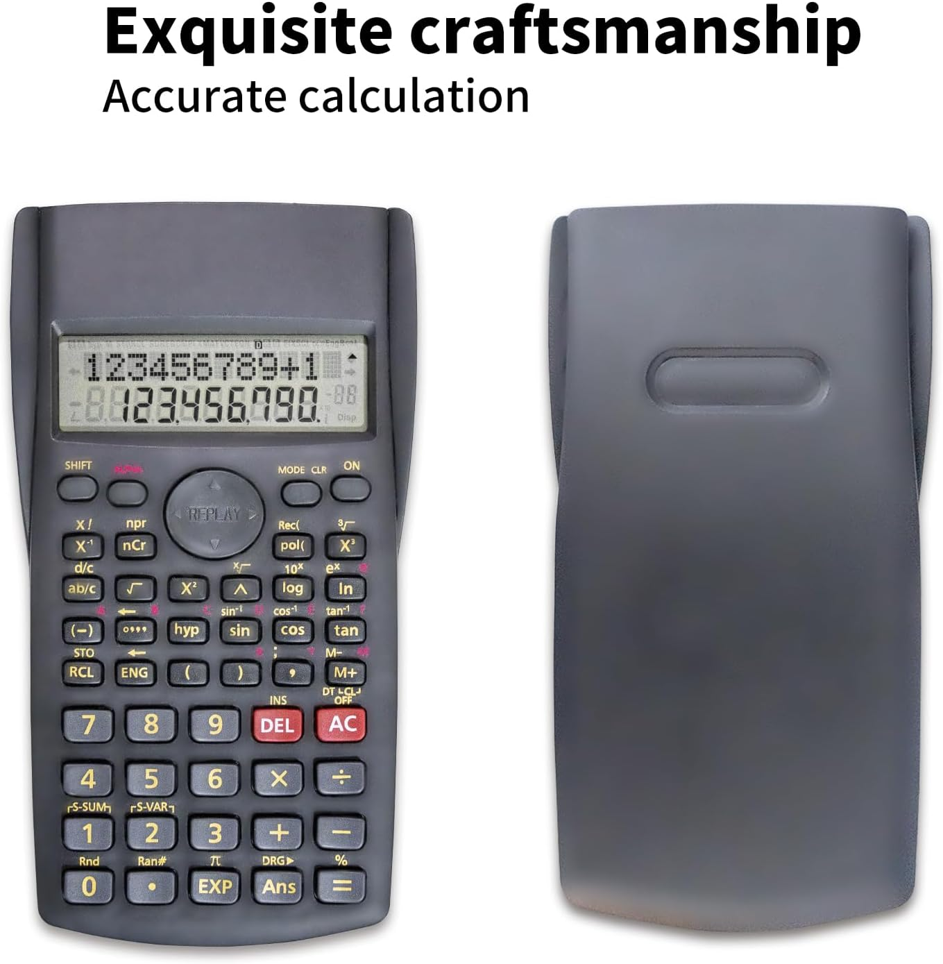 Scientific Calculator 2 Line Multifunction for School Engineering Accounting (YE82MS) image number 4