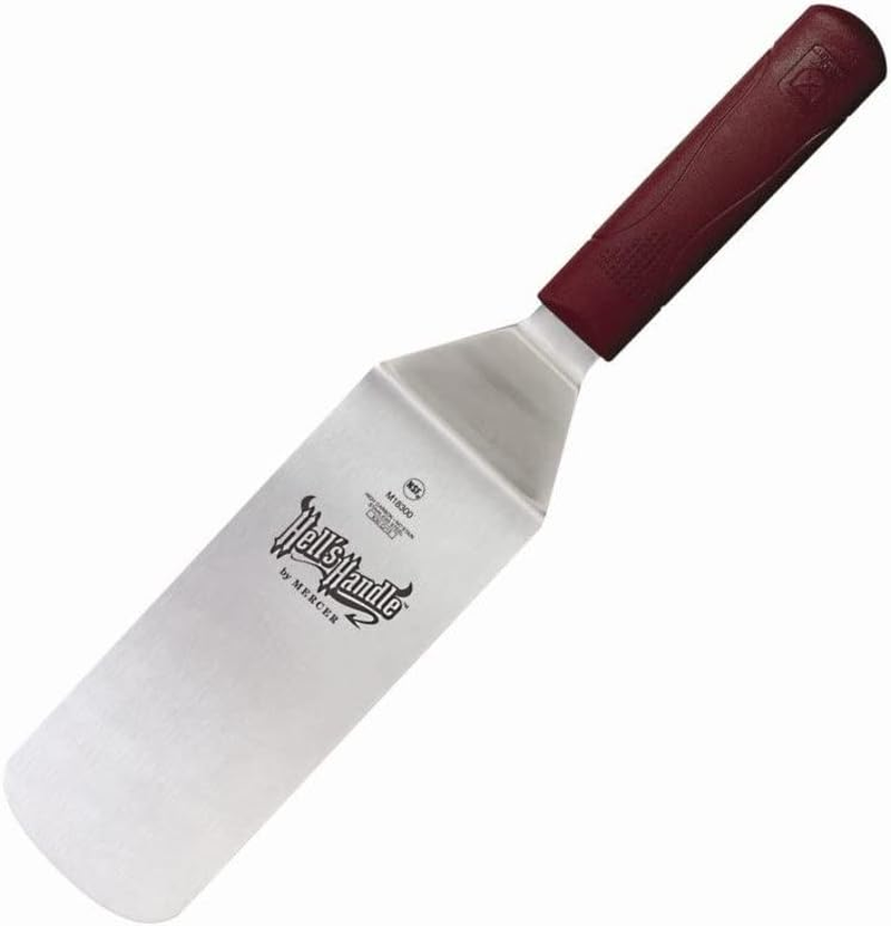 Mercer Culinary Hell'S Handle, Fish Turner/Spatula, Left Handed, 3 Inch X 6 Inch