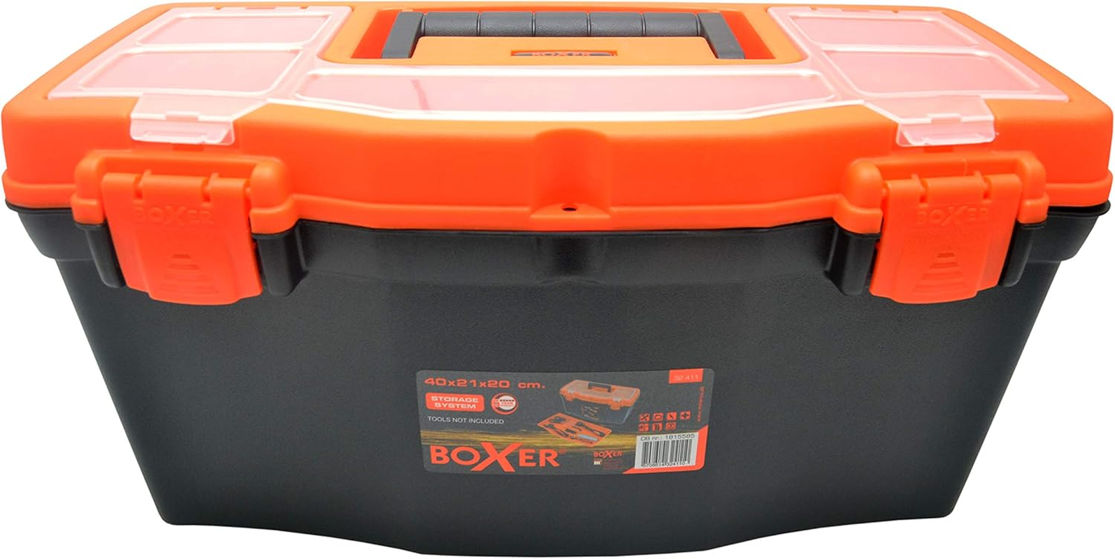 Plastic Toolbox - 17" image number 1
