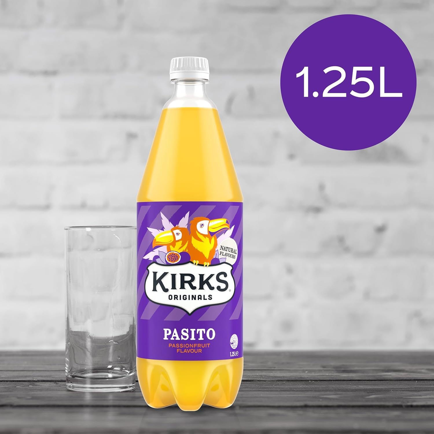 Kirks Pasito Soft Drink Mutipack Bottles 12 X 1.25L image number 1