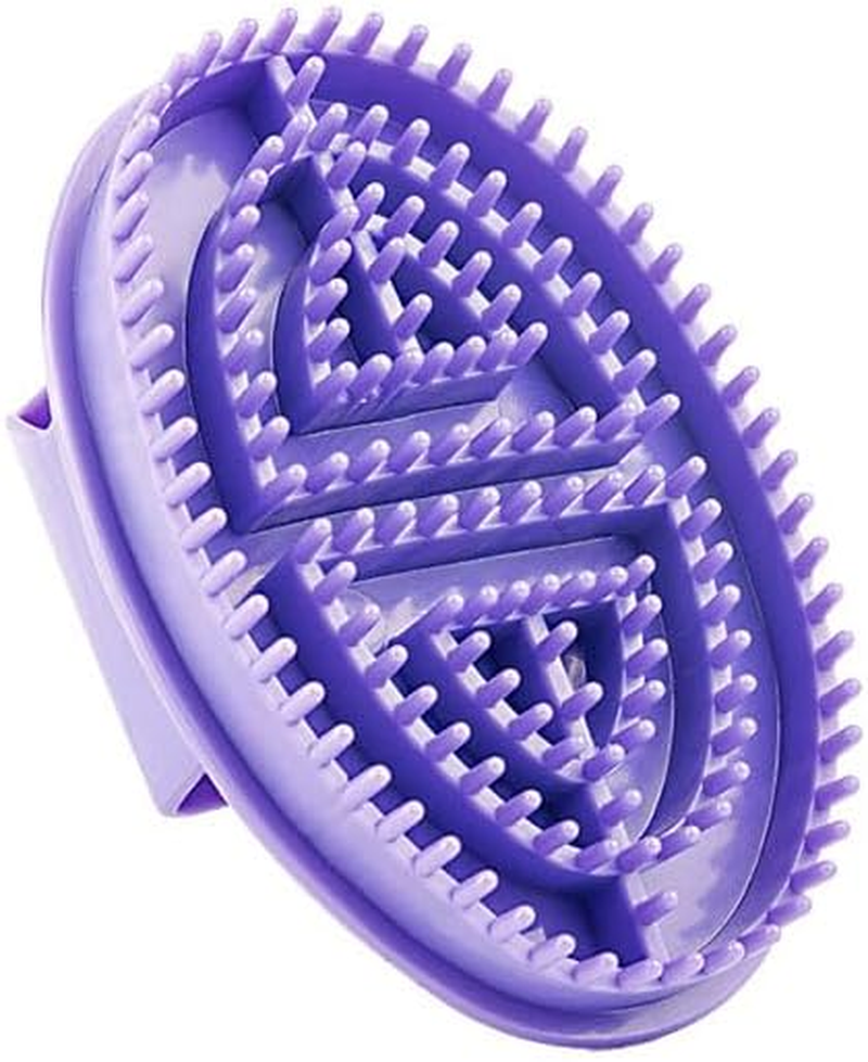 Limcryspp 2 Pcs Meridian Massage Comb, Soft Rubber Body Massager for Full-Body Relaxation, Anti-Cellulite Shaping Tool with Non-Scratch Teeth, Handheld Lymphatic Drainage Massager for Legs Thighs and Back