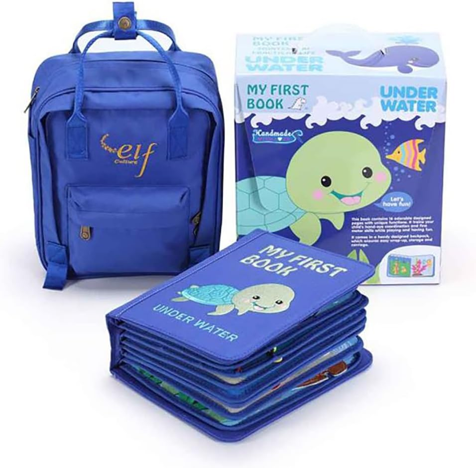 My First Book under Waterpremium Kids Book among Best Kids Books Educational Everywhere Kids Book Soft Touch Fabric Cloth Non-Toxic image number 2