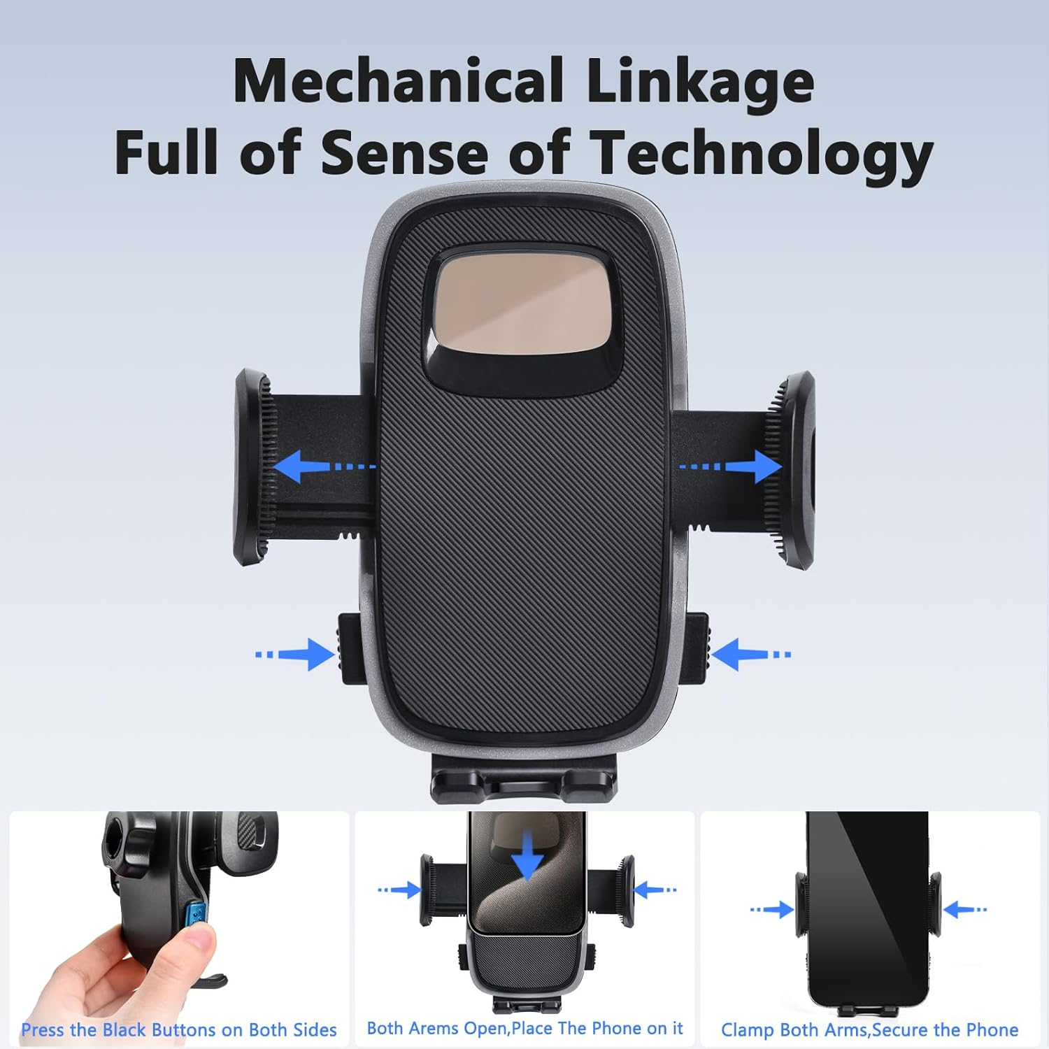 ELOHEI Mazda Phone Holder for CX5, 2017-2024 Models, Fits 4.7-7 Inch Phones image number 4